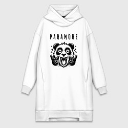 Женская толстовка-платье Paramore - rock panda