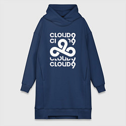 Женская толстовка-платье Cloud9 - in logo