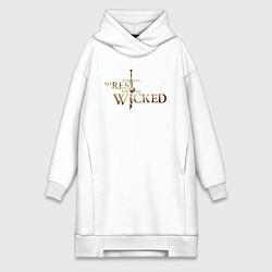 Женская толстовка-платье No rest for the wicked logo