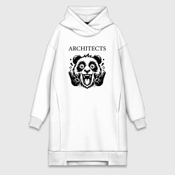 Женская толстовка-платье Architects - rock panda