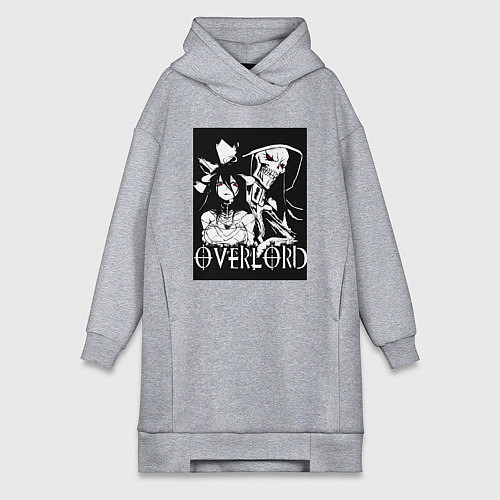 Женская толстовка-платье Повелитель / Меланж – фото 1
