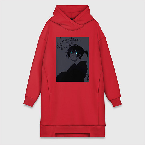 Женская толстовка-платье Бездомный бог Ято / Красный – фото 1
