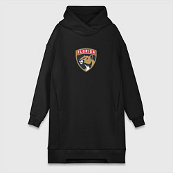 Женское худи-платье Florida Panthers NHL, цвет: черный