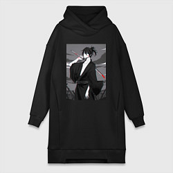 Женская толстовка-платье Ято с катаной