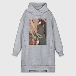 Женская толстовка-платье Усянь Вэй с катаной