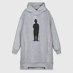 Женское худи-платье Black Charlie, цвет: меланж