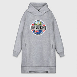 Женская толстовка-платье Новая Зеландия