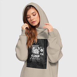 Женское худи-платье Марин Китагава Гяру, цвет: миндальный — фото 2