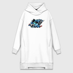 Женская толстовка-платье Suzuki GSX-R