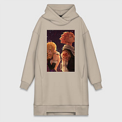 Женская толстовка-платье Хвост Феи Нацу Драгнил Люси Хартфилия