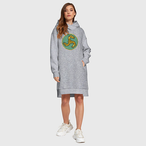 Женская толстовка-платье Франки из Total War: Attila / Меланж – фото 4