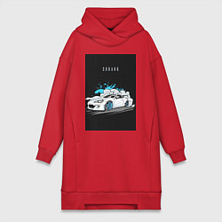 Женская толстовка-платье Subaru авто