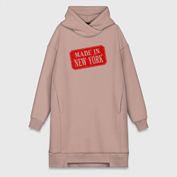 Женская толстовка-платье Сделано в Нью-Йорке