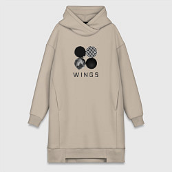 Женская толстовка-платье BTS Wings
