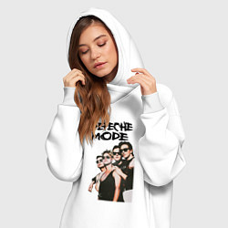 Женское худи-платье Depeche Mode Violator 3, цвет: белый — фото 2