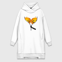 Женская толстовка-платье Тыквенный бюст