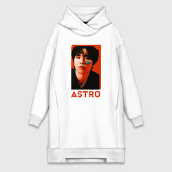 Женское худи-платье Astro Роки, цвет: белый