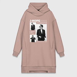 Женская толстовка-платье J-hope hosok bts