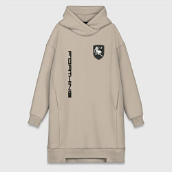 Женское худи-платье Forthing, цвет: миндальный