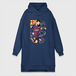 Женская толстовка-платье Лионель Месси - сборная Аргентины