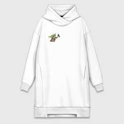 Женская толстовка-платье Малыш - Беби Йода