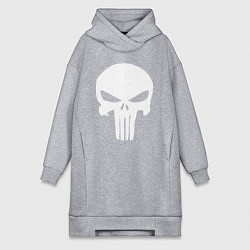 Женская толстовка-платье Punisher logo