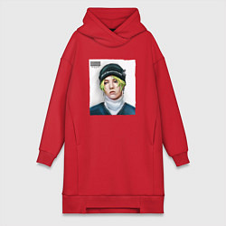 Женское худи-платье G Dragon Big bang, цвет: красный