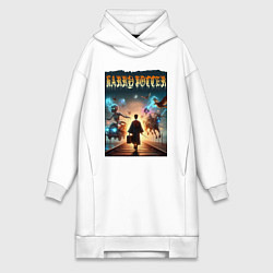 Женская толстовка-платье Гарри Поттер с волшебной палочкой