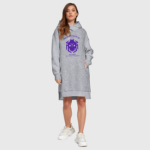 Женская толстовка-платье Mourn Watch Dragon Age / Меланж – фото 4