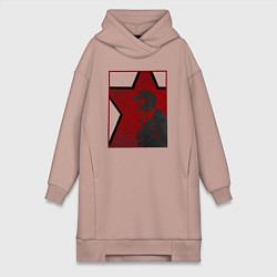 Женская толстовка-платье Владимир Ильич Ленин