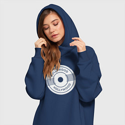 Женское худи-платье USA Hollywood, цвет: тёмно-синий — фото 2