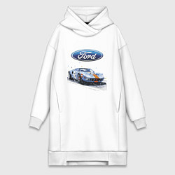 Женская толстовка-платье Ford motorsport - sketch