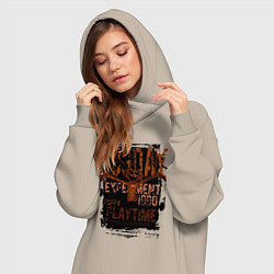 Женское худи-платье Пеклопёс DogDay, цвет: миндальный — фото 2