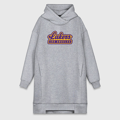 Женская толстовка-платье Basketball LA Lakers / Меланж – фото 1