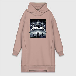 Женская толстовка-платье Thrash metal - Metallica
