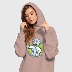 Женское худи-платье Vault Rick, цвет: пыльно-розовый — фото 2