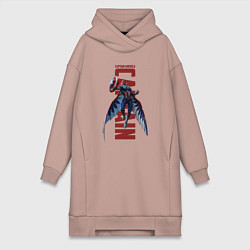 Женская толстовка-платье Капитан Америка: Новый мир