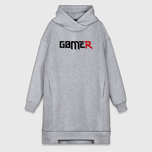 Женская толстовка-платье Gamer / Меланж – фото 1