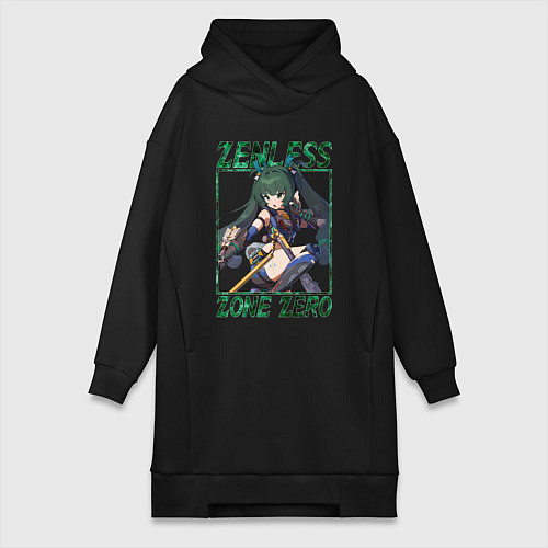 Женская толстовка-платье Qingyi - Zenless Zone Zero / Черный – фото 1