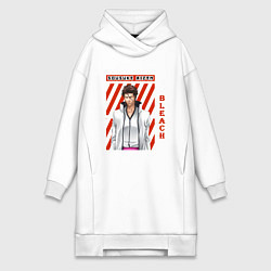 Женское худи-платье Bleach Сосуке Айзен, цвет: белый