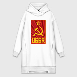 Женская толстовка-платье USSR style