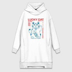 Женская толстовка-платье Maneki neko