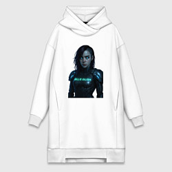 Женская толстовка-платье Билли Айлиш в космическом костюме