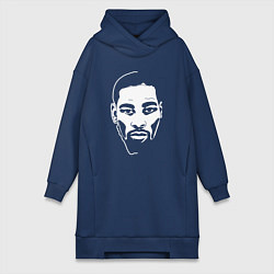 Женское худи-платье Kevin Durant, цвет: тёмно-синий