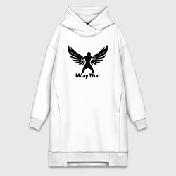 Женская толстовка-платье Муай Тай: Крылья Победы