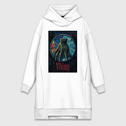 Женская толстовка-платье Вещь - Уэнсдей