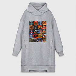 Женская толстовка-платье Ария - обложки