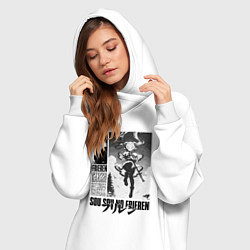 Женское худи-платье Sou sou no frieren - poster, цвет: белый — фото 2