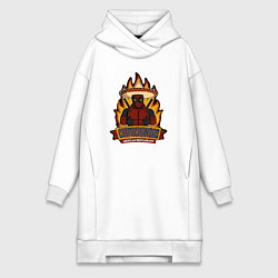 Женская толстовка-платье Deadpool chimichangas