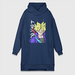 Женская толстовка-платье Драконий жемчуг Транкс из будущего